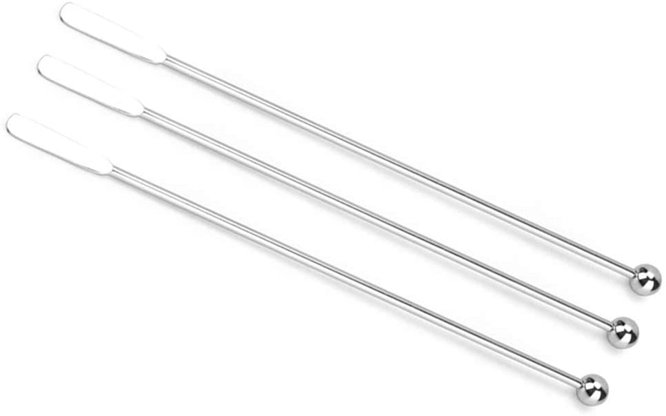 Small Rectangular Paddles Stainless Steel Swizzle Sticks